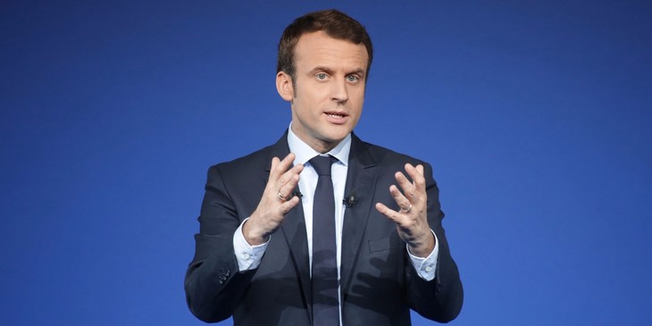 Présidentielle française : Macron en forte hausse, au coude-à-coude avec Le Pen - ảnh 1